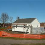 Begin to recreate the stone foundation